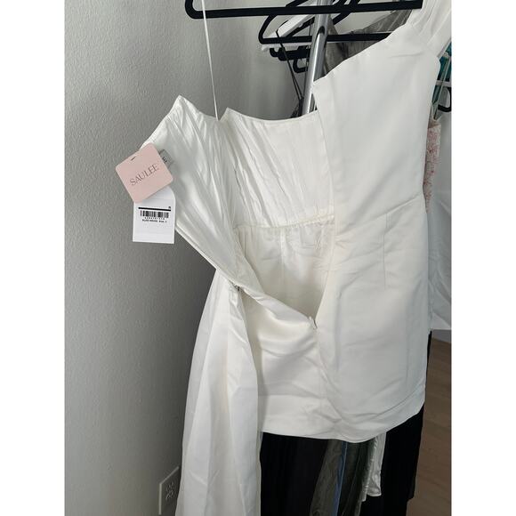 SAU LEE Brenda Dress in White - Picture 15 of 15